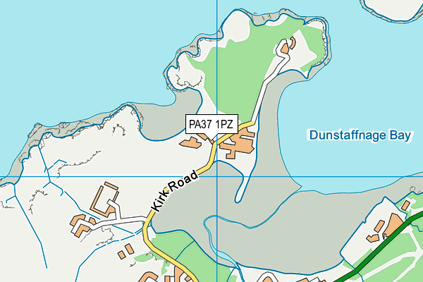 PA37 1PZ map - OS VectorMap District (Ordnance Survey)