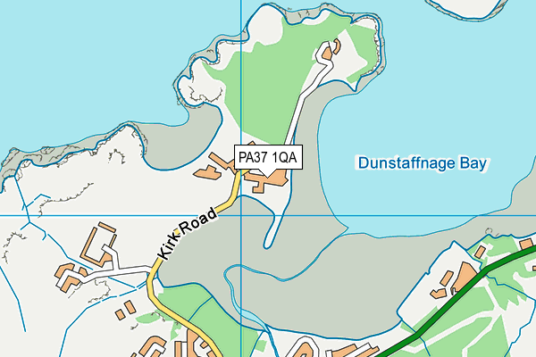 PA37 1QA map - OS VectorMap District (Ordnance Survey)