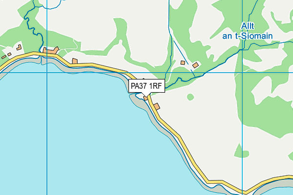 PA37 1RF map - OS VectorMap District (Ordnance Survey)