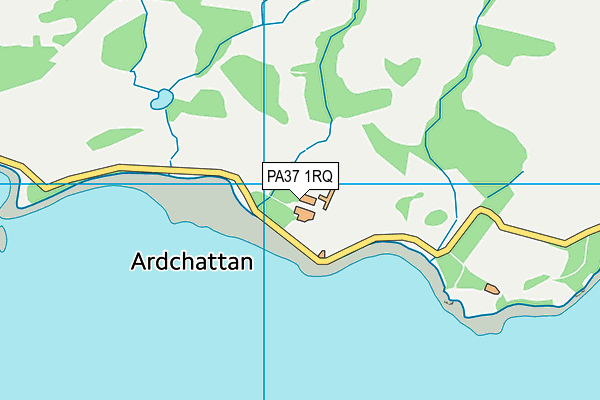 PA37 1RQ map - OS VectorMap District (Ordnance Survey)