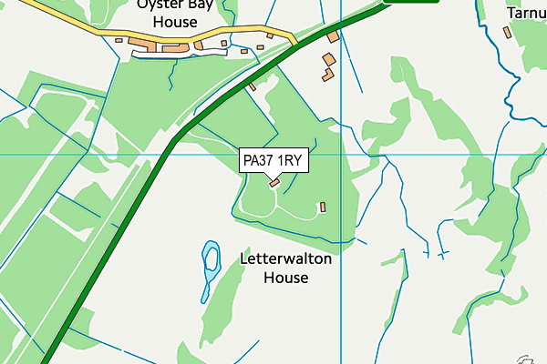 PA37 1RY map - OS VectorMap District (Ordnance Survey)