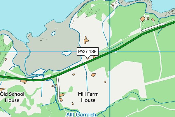PA37 1SE map - OS VectorMap District (Ordnance Survey)