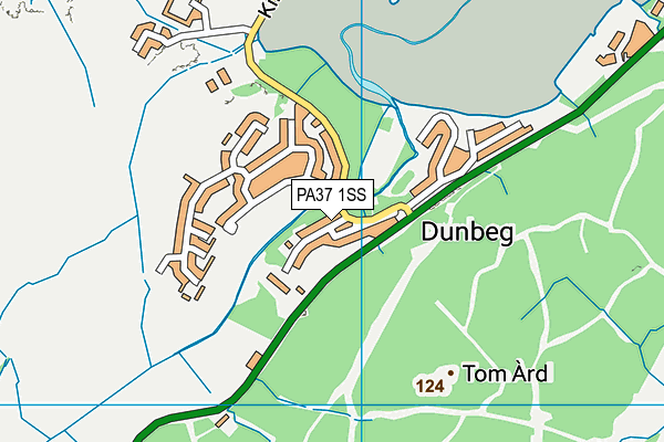 PA37 1SS map - OS VectorMap District (Ordnance Survey)