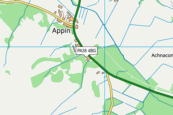 PA38 4BG map - OS VectorMap District (Ordnance Survey)