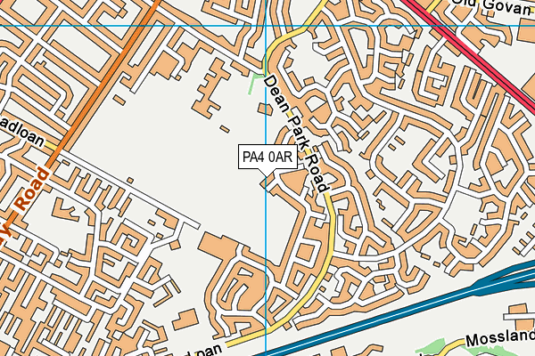 PA4 0AR map - OS VectorMap District (Ordnance Survey)