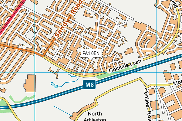 PA4 0EN map - OS VectorMap District (Ordnance Survey)