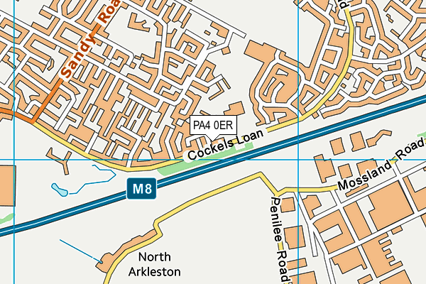 PA4 0ER map - OS VectorMap District (Ordnance Survey)