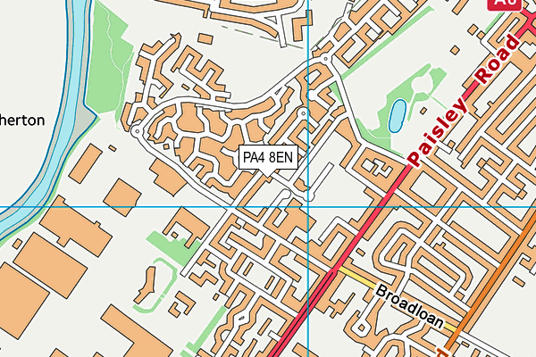 PA4 8EN map - OS VectorMap District (Ordnance Survey)