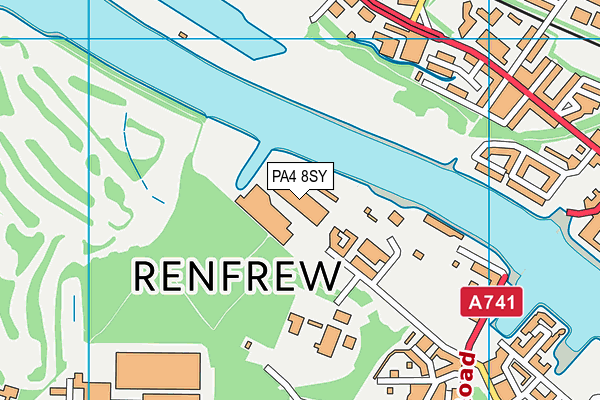Map of RENFREW COMMERCIALS LIMITED at district scale