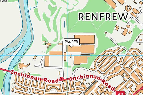 PA4 9EB map - OS VectorMap District (Ordnance Survey)