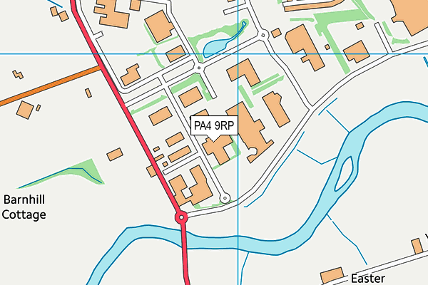 PA4 9RP map - OS VectorMap District (Ordnance Survey)