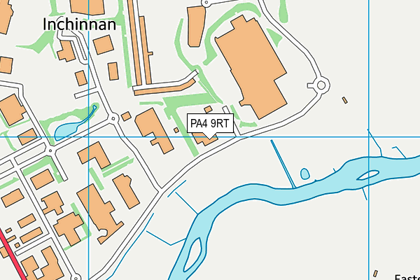PA4 9RT map - OS VectorMap District (Ordnance Survey)