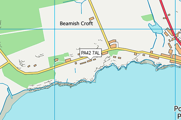 PA42 7AL map - OS VectorMap District (Ordnance Survey)