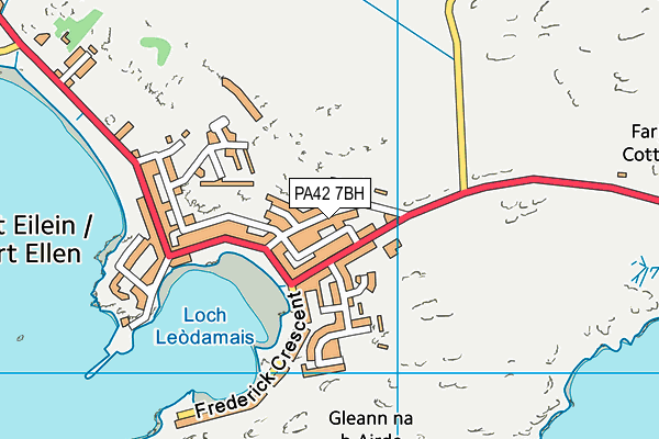 PA42 7BH map - OS VectorMap District (Ordnance Survey)