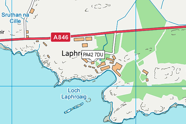 PA42 7DU map - OS VectorMap District (Ordnance Survey)