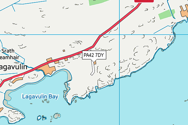 PA42 7DY map - OS VectorMap District (Ordnance Survey)