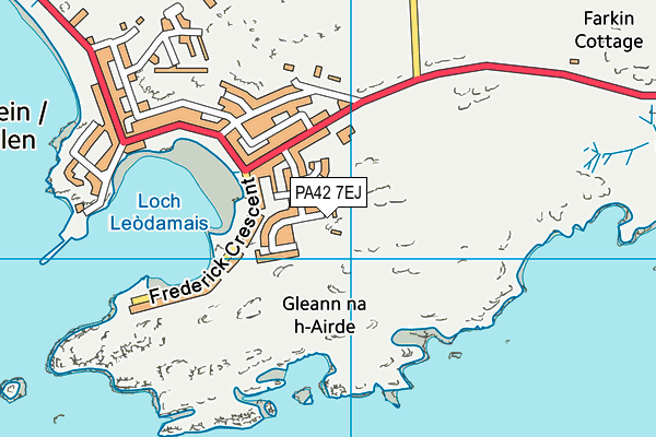 PA42 7EJ map - OS VectorMap District (Ordnance Survey)