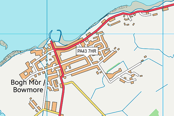 PA43 7HR map - OS VectorMap District (Ordnance Survey)