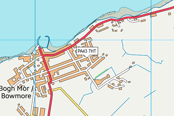 PA43 7HT map - OS VectorMap District (Ordnance Survey)