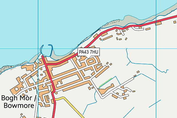 PA43 7HU map - OS VectorMap District (Ordnance Survey)