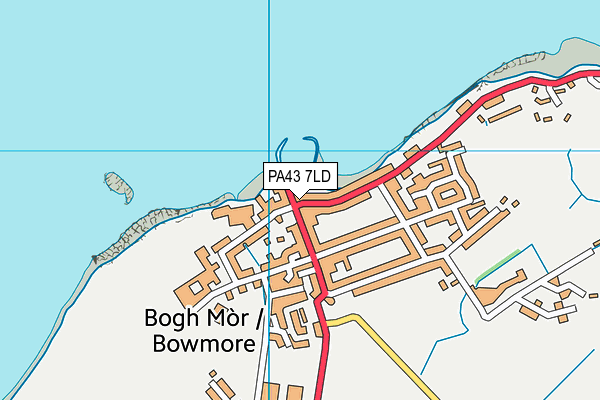 Map of ISLAY FERRY COMPANY LIMITED at district scale
