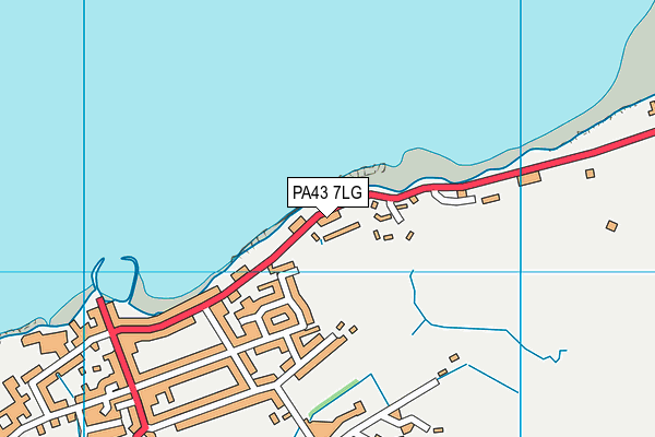 PA43 7LG map - OS VectorMap District (Ordnance Survey)