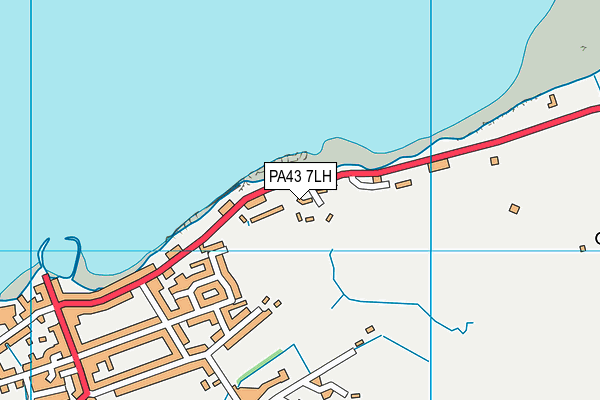 PA43 7LH map - OS VectorMap District (Ordnance Survey)