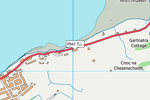 PA43 7LL map - OS VectorMap District (Ordnance Survey)