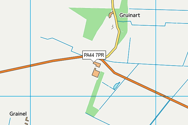 PA44 7PR map - OS VectorMap District (Ordnance Survey)