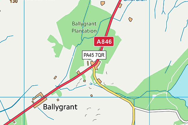 PA45 7QR map - OS VectorMap District (Ordnance Survey)