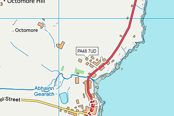 PA48 7UD map - OS VectorMap District (Ordnance Survey)