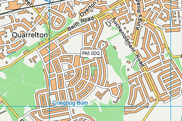 PA5 0DQ map - OS VectorMap District (Ordnance Survey)