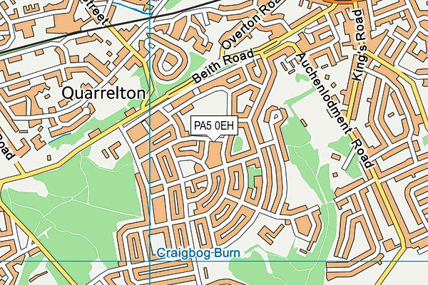 PA5 0EH map - OS VectorMap District (Ordnance Survey)