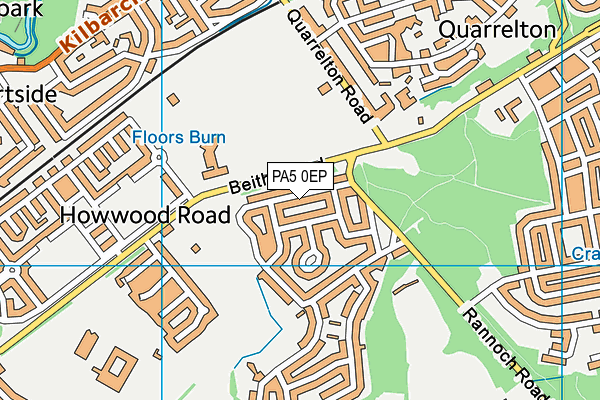PA5 0EP map - OS VectorMap District (Ordnance Survey)