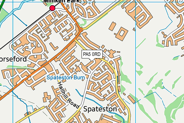 PA5 0RD map - OS VectorMap District (Ordnance Survey)
