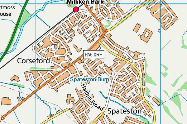 PA5 0RF map - OS VectorMap District (Ordnance Survey)