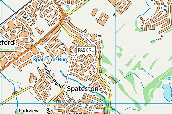 PA5 0RL map - OS VectorMap District (Ordnance Survey)