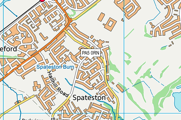 PA5 0RN map - OS VectorMap District (Ordnance Survey)