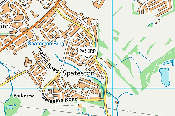 PA5 0RP map - OS VectorMap District (Ordnance Survey)