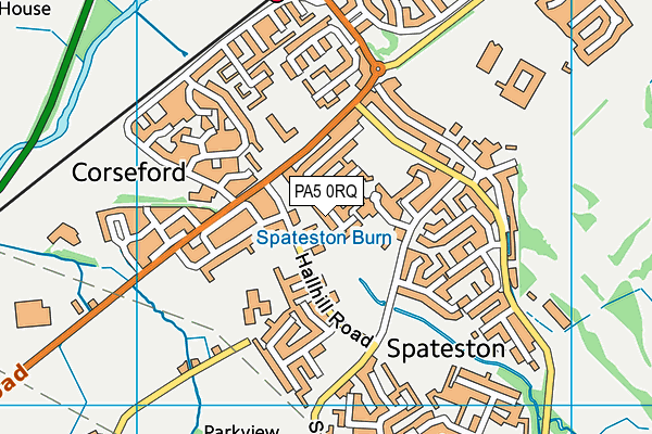 PA5 0RQ map - OS VectorMap District (Ordnance Survey)