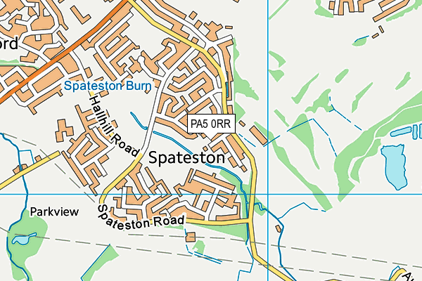 PA5 0RR map - OS VectorMap District (Ordnance Survey)
