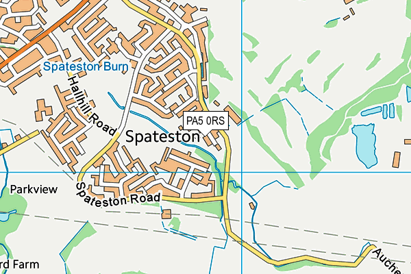 PA5 0RS map - OS VectorMap District (Ordnance Survey)