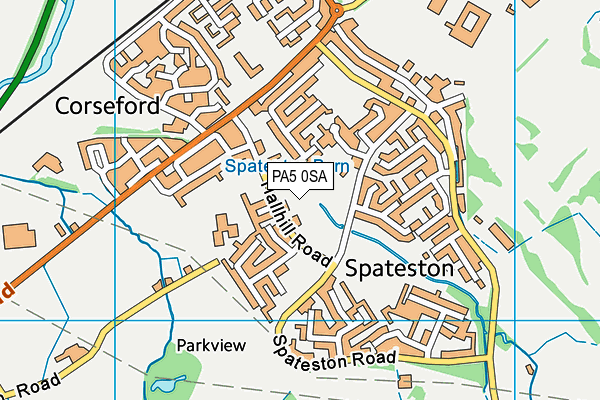 PA5 0SA map - OS VectorMap District (Ordnance Survey)