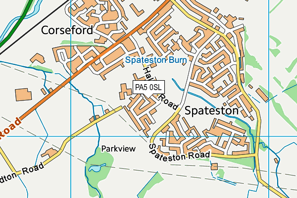 PA5 0SL map - OS VectorMap District (Ordnance Survey)