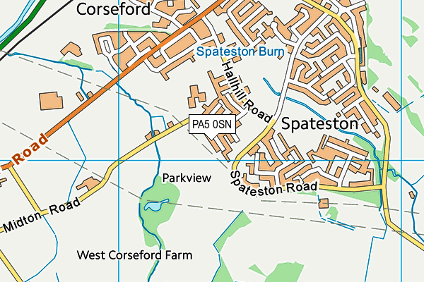 PA5 0SN map - OS VectorMap District (Ordnance Survey)