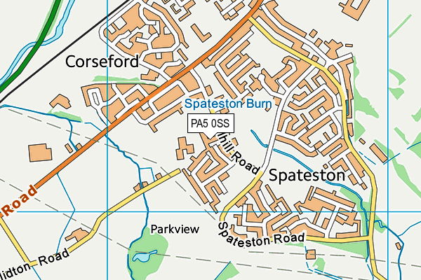 PA5 0SS map - OS VectorMap District (Ordnance Survey)