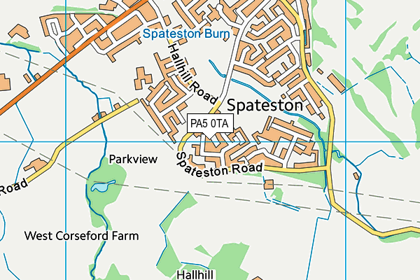 PA5 0TA map - OS VectorMap District (Ordnance Survey)
