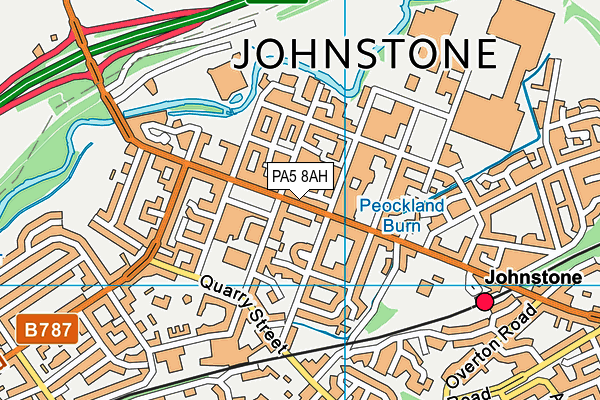 Map of PENNY LANE HOMES IN JOHNSTONE LIMITED at district scale