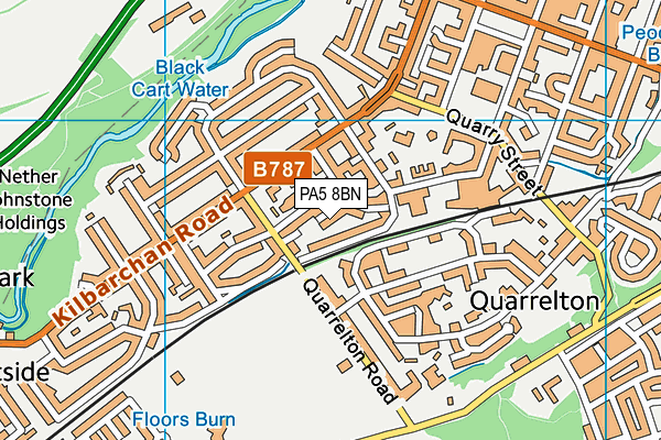 PA5 8BN map - OS VectorMap District (Ordnance Survey)