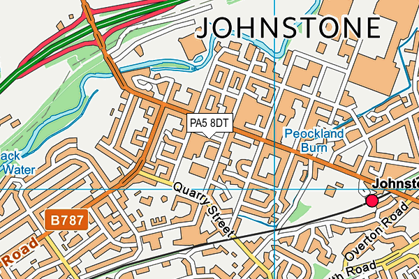 Map of NIP IN (JOHNSTONE) LTD at district scale